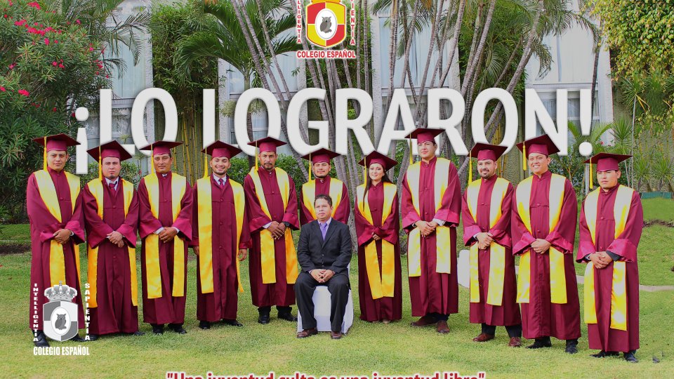 ¡Graduación! Colegio Español del Sureste